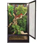 Zoomed NT-15E ReptiBreeze Deluxe 41 x 41 x 76 cm - Alumnium-Gaze-Terrarium inklusiv LED-Beleuchtung Terraristix Pinkafeld