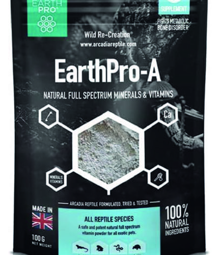 Arcadia earthpro-a Multivitaminen 100 g Puluver Reptilien Terraristix Reptilienzucht