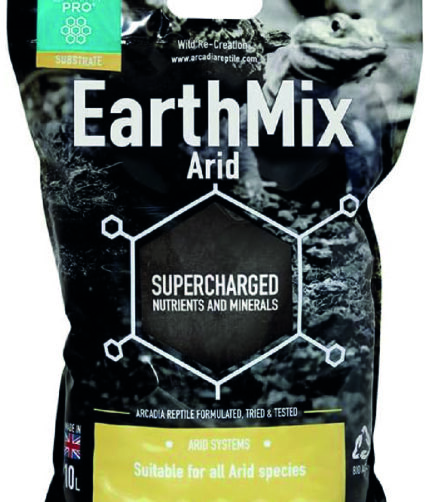 Arcadia Earthmix Arid - Erde für Trockenterrarien (10 l) Terraristix Reptilienzucht