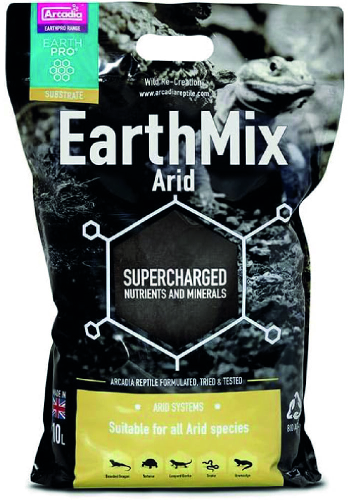 Arcadia Earthmix Arid - Erde für Trockenterrarien (10 l) Terraristix Reptilienzucht